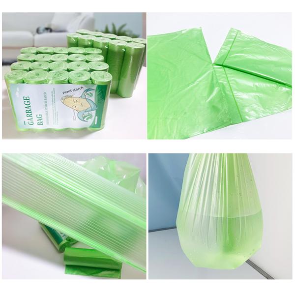 Eco Friendly Corn Starch Compostable Ecological Bag For Shopping, Biodegradable Garbage Bag For Kitchen