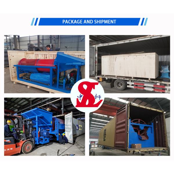 90% Efficiency Double Screen Gold Mining Wash Plant for Multiple Material Output