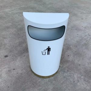 Large Capacity Half-round Shopping Mall Supermarket Standing Aisle Against the