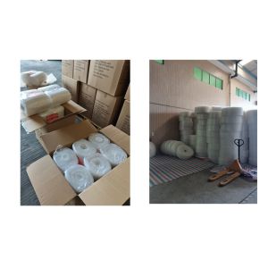 Lightweight 12x36ft Protective Packaging Bubble Wrap Cushioning