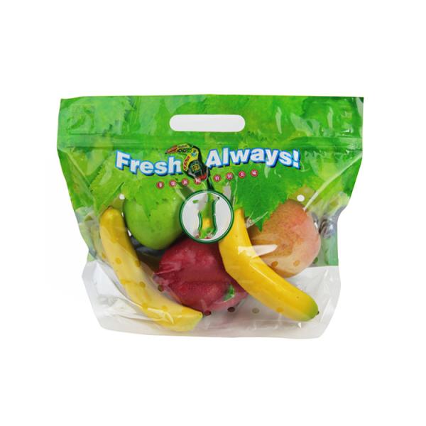 Buy 6.4*9.4inch Perforated k Bags , Grape Micro Perforated Plastic Bags at wholesale prices