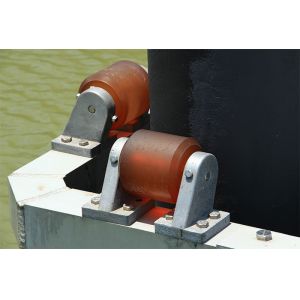 Floating Pontoon Floating Dock Pile Guide Aluminium 6061 T6 Material Pile Cap