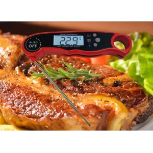 Bright White Backlit Digital Temperature Gauge Power Saving With 3 Seconds