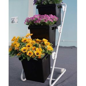 Quality Strong Frame Wheel Trash Bag Carts for sale