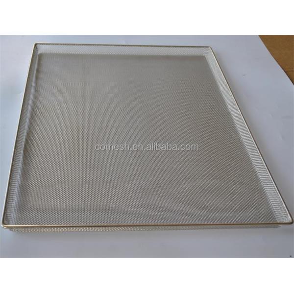 Food Grade FDA Stainless Steel Drying Tray For Fruits Meat Spice And Granules