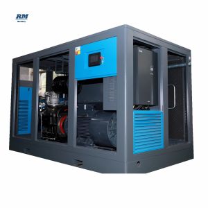 Quality 30kw 7Bar Energy Saving Two Stage Electric Screw Air Compressor big air flow for industrial use for sale