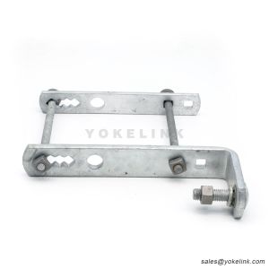 Crossarm Mounting Bracket for Arrester or Fuse Cutout