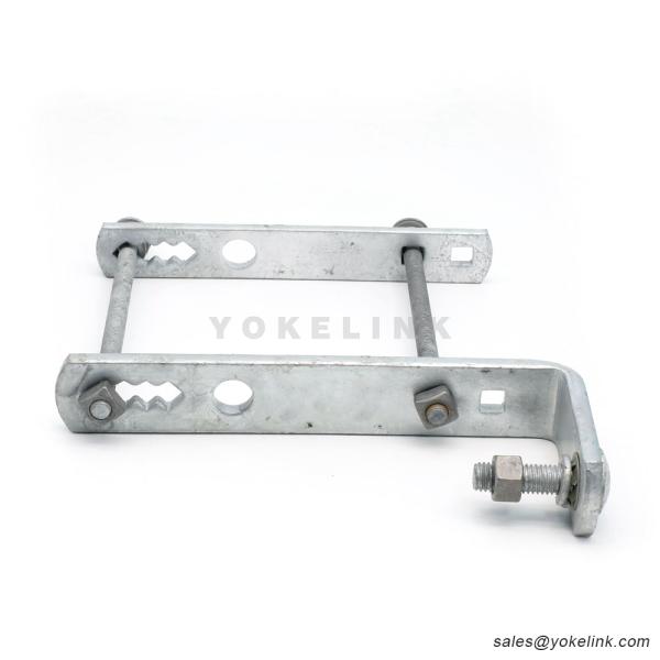 Buy Hot DIP Galvanized Steel Mounting Bracket for Fuse Cutout at wholesale prices