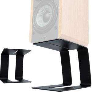 Small Medium Bookshelf Computer Speakers Multifunctional Metal/Aluminum Speaker Stands