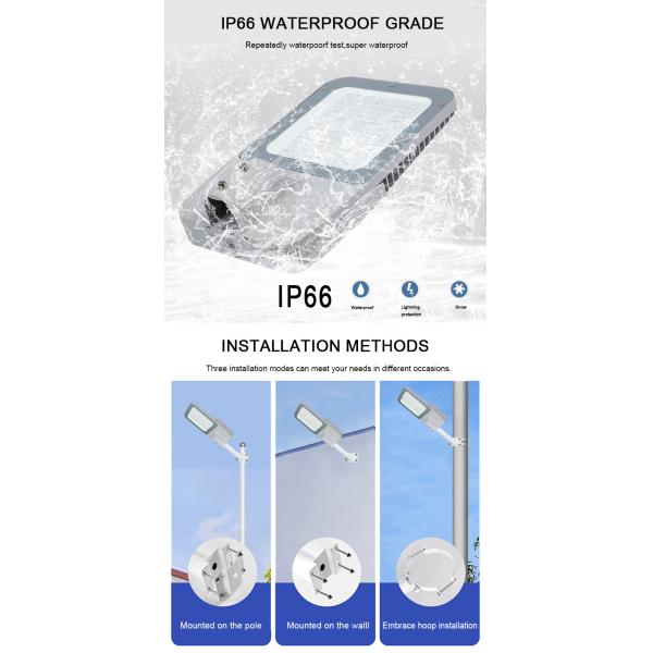 6000K 100 Watt Outdoor LED Street Lights Water Resistant Durable