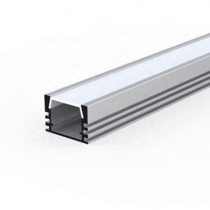 Aluminium LED Strip Light Recessed Channel Anodized Painting Silver Color