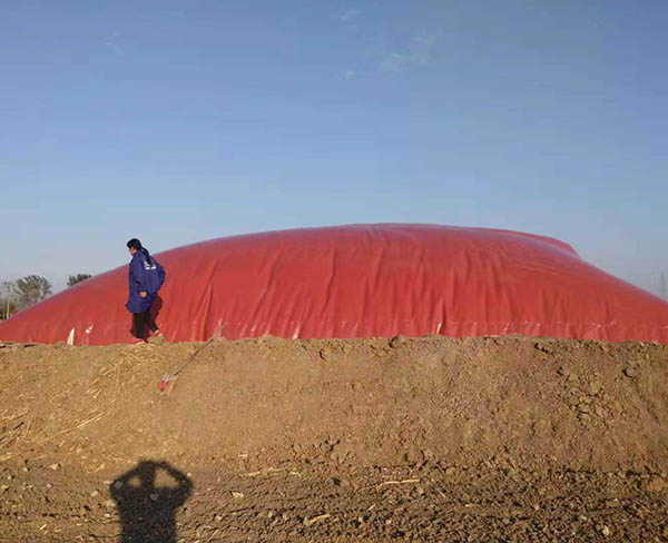 500 Tons 1.0mm Tarpaulin Methane Storage Tank Portable Storage Tank High Strength Material
