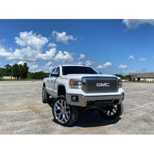 22 GMC Replica Snowflake Wheels Black Milled Rims Yukon Sierra Tahoe Silverado