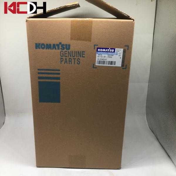 Komatsu Af1903 Excavator Engine Parts Air Filter Element 6115-81-7602