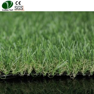 China Brush Sanding Machine Light Green Grass 30mm Curled Durable Synthetic on sale