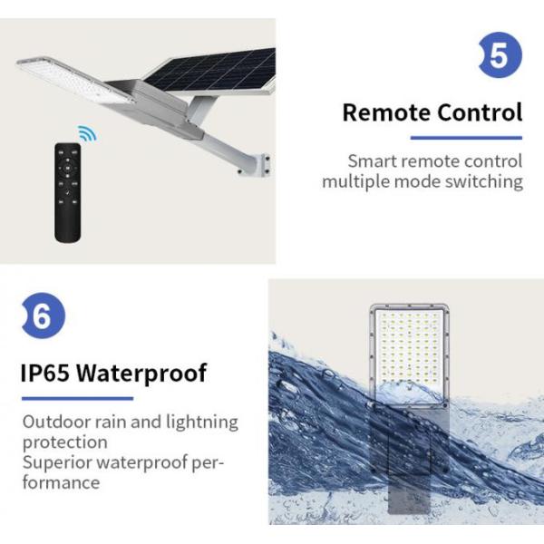 Aluminum Design Separated Motion Sensor DC 100W 200W 300W 400W IP66 Solar Powered Outdoor Street Lamp Led Street Light 4