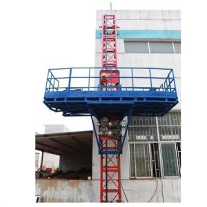 Outside Wall Mast Climber Scaffolding Single And Double Cage