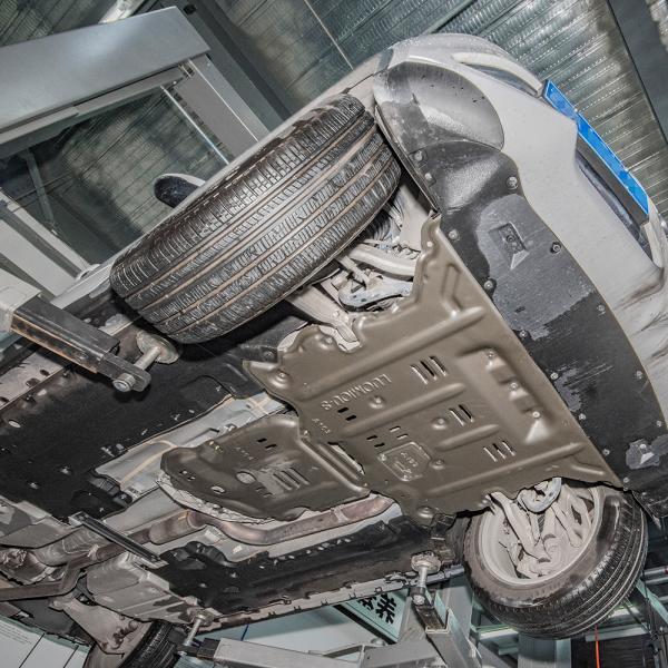 Alfa Romeo Stelvio Skid Plate Engine Guard Transmission Underbody Armour in Aluminum Alloy