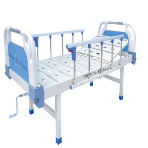 ABS Steel Single Folding Hospital Nursing Bed For Patient