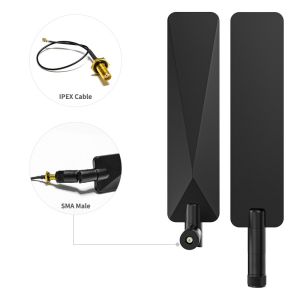 Quality 2.4GHz 5.8GHz Dual Band Tilt Rubber Duck WIFI Antenna for 50 Mile Long Range Distance for sale