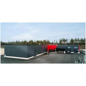 Fast Construction Hall Car 4S Showroom Prefabricated Steel Structure Building