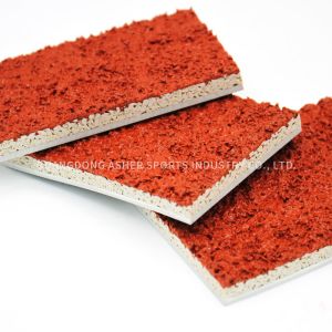 Shockproof Tartan Running Track Weather Resistant With Smooth Surface