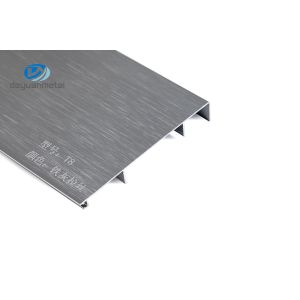 Black Anodised Aluminium Skirting T6 Temper Water Resistant For Kitchen Cabinet
