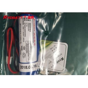 1S 3.6V 2600mAh Li Ion 18650 Battery Pack More Than 500 Times Cycle Life