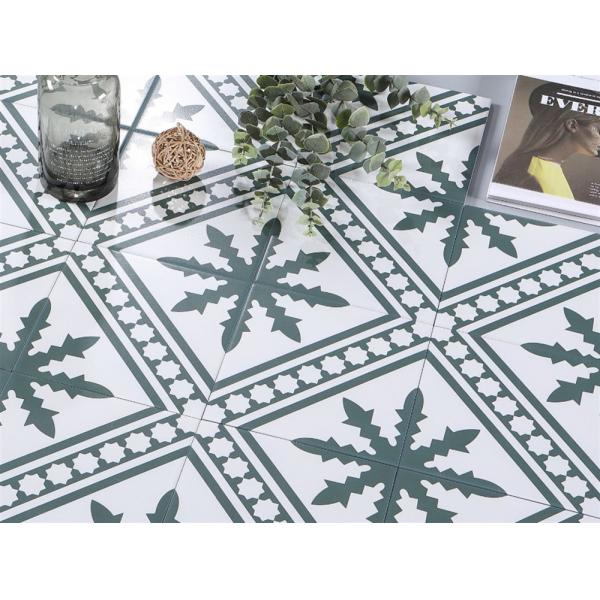 Green Beige 20x20cm Ceramic Rustic Tile Indoor Floor Wall