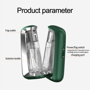 Pressure 80kpa Hydration Handheld Oxygen Injector Nano Ionic 800mAh