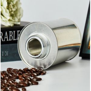 China 250g Capacity Coffee Tin Cans With Valve Screw On Lid on sale
