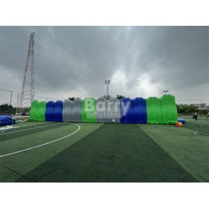 Outdoor Carnival Giant Obstacle Course Jump Around 5k Bouncy Castle Run For