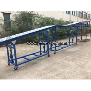 Gravity Telescopic Roller Conveyor for Unloading Containers