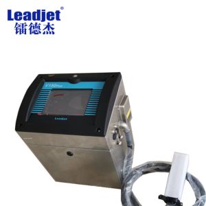 Leadjet Inkjet Printer Food Packages Date Logo Barcode Coding with Cleaning