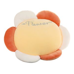 Breathable Non Slip Warm Flower Plush Cushions OEM / ODM