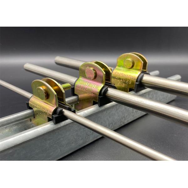 Buy Zinc Plated Custom Size 3/8'' Strut Cushion Clamps at wholesale prices