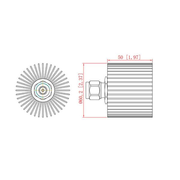 DC-6GHz 30W Dummy Load / Termination Load N Male