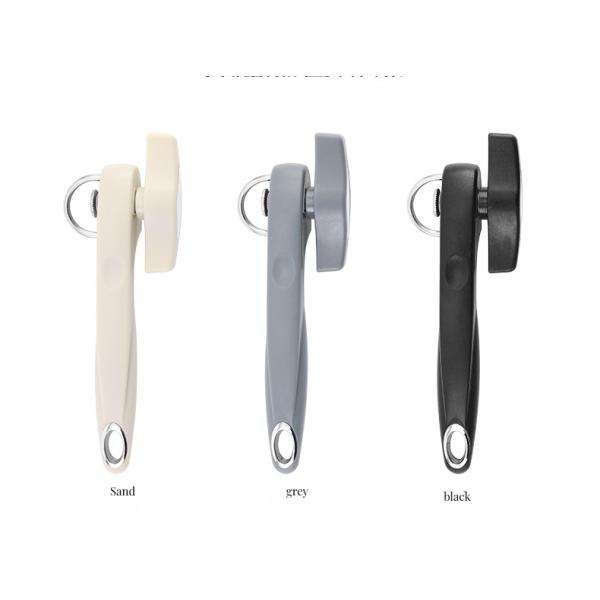 Stainless Steel Side Cut Can Opener with Turn Knob Effortless Wine Bottle Opening