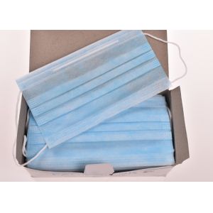 Hygienic Surgical Non Woven 3 Ply Disposable Face Mask Pleated Mask With Ear