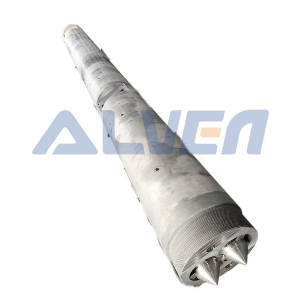 Buy 38CrMoAlA Twin Screw Barrel with 2-4mm Bimetallic Layer at wholesale prices