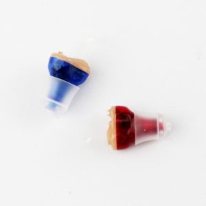 10A Invisible Hearing Aids For Pensioners Red And Blue Retone