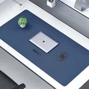 Stock Products Private Mold Yes Pu Leather Desk Pad Protector Mouse Pad Office