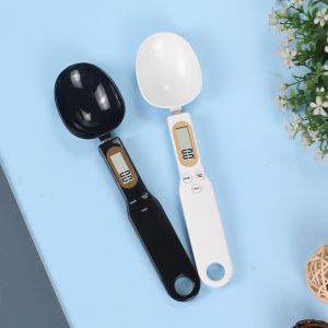 Disposable Batteries Electronic Kitchen Scale Spoon Portable LCD Display Digital