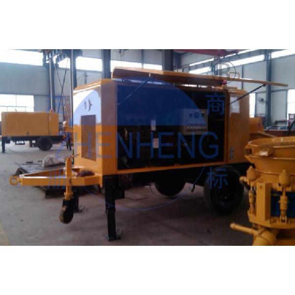Small Diesel Power Cement Concrete Pump With Mixer Water Conservancy Use
