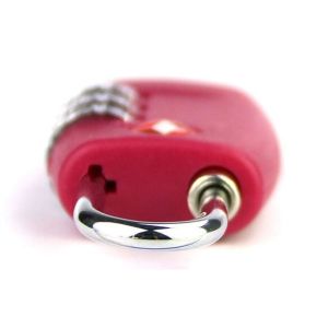 TSA digit lock &red lock PC material TSA travel lock& Fashion Design Tsa Luggage