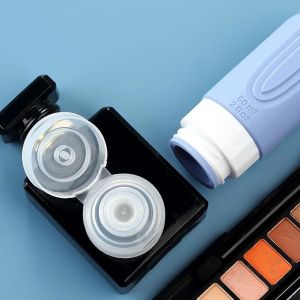 Ocean Blue Toiletries Silicone Travel Bottle Set Reusable 60ML