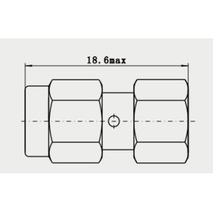RF Coaxial Male Female SMA to BMA Adapter