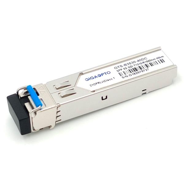 SD HD 3G SDI Video SFP Transceiver BIDI LC TX1310nm RX1550nm 40km Transceiver