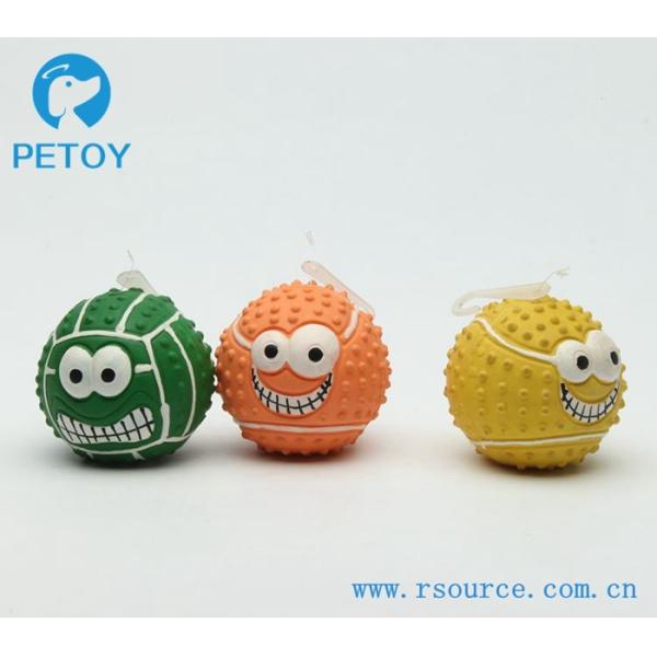 Buy 2019  eco-friendly Latex dog toys squeaky dog ball at wholesale prices
