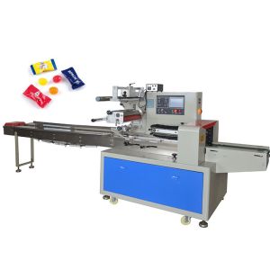 Sweeties Food Packaging Machine , 220v 50/60hz Candy Wrapping Machine